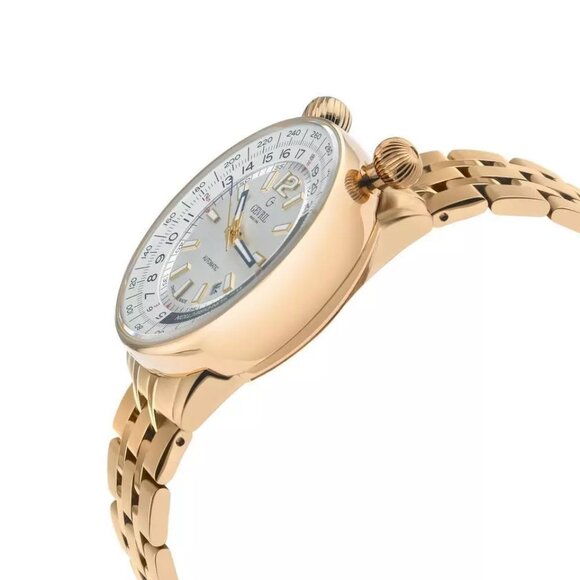 Gevril Men's Swiss Automatic Inner Rotating Bezel Solar Compass Watch 48564 NIB - Picture 2 of 10